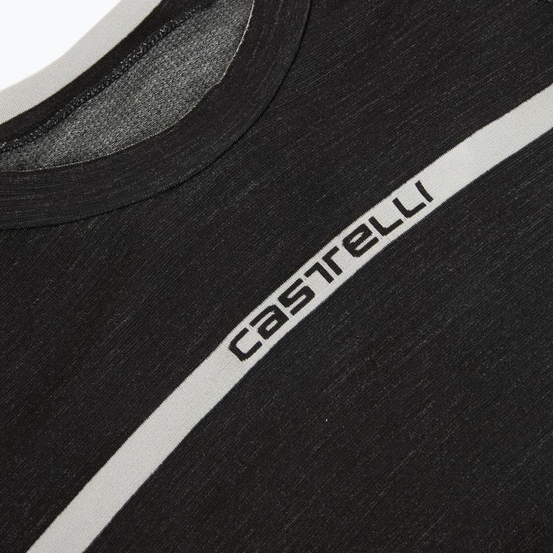 Vyriški ilgomis rankovėmis dviračių marškinėliai Castelli Merino Seamless Baselayer black 3