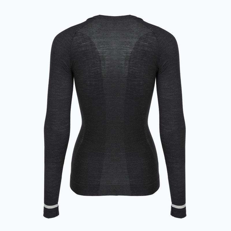 Moteriškas dviratininko kostiumas ilgomis rankovėmis Castelli Merino Seamless Baselayer W black 2