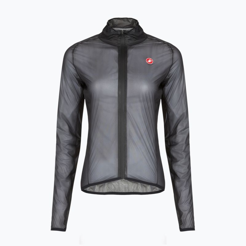 Moteriška dviračių striukė Castelli Squall Shell W light black/silver gray