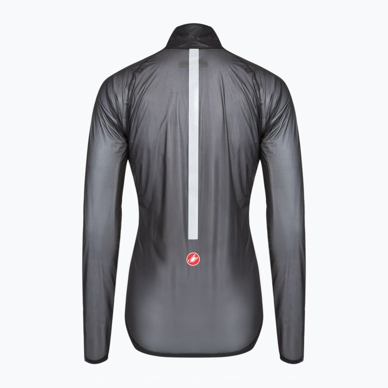 Moteriška dviračių striukė Castelli Squall Shell W light black/silver gray 2