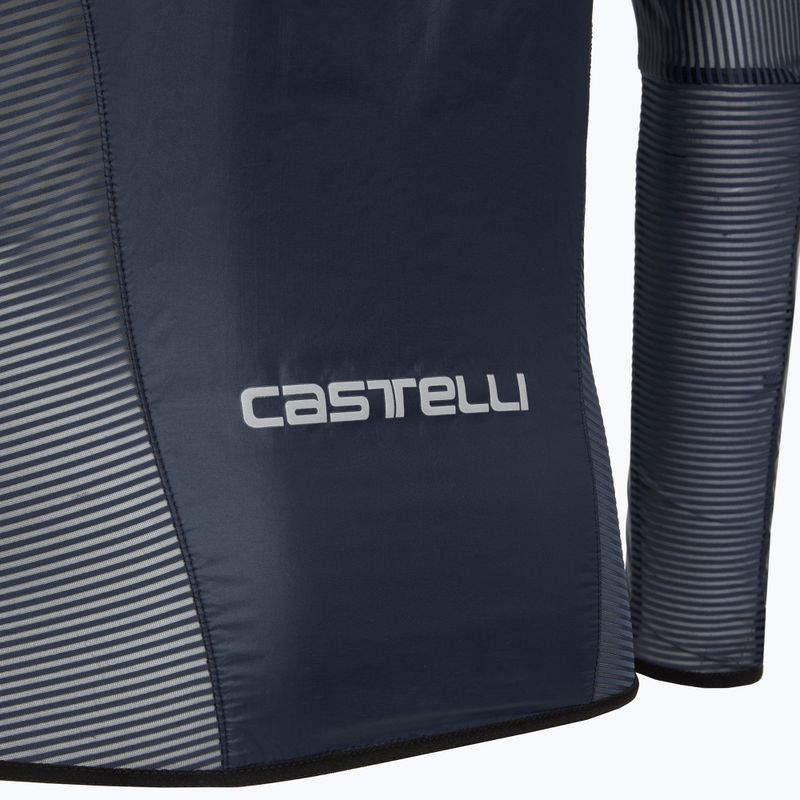 Vyriška dviratininko striukė Castelli Aria Shell belgian blue 4