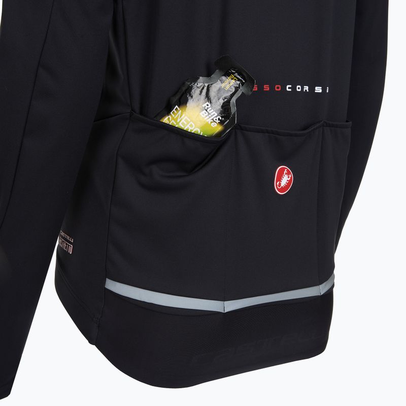 Vyriška dviračių striukė Castelli Perfetto Air light black 4