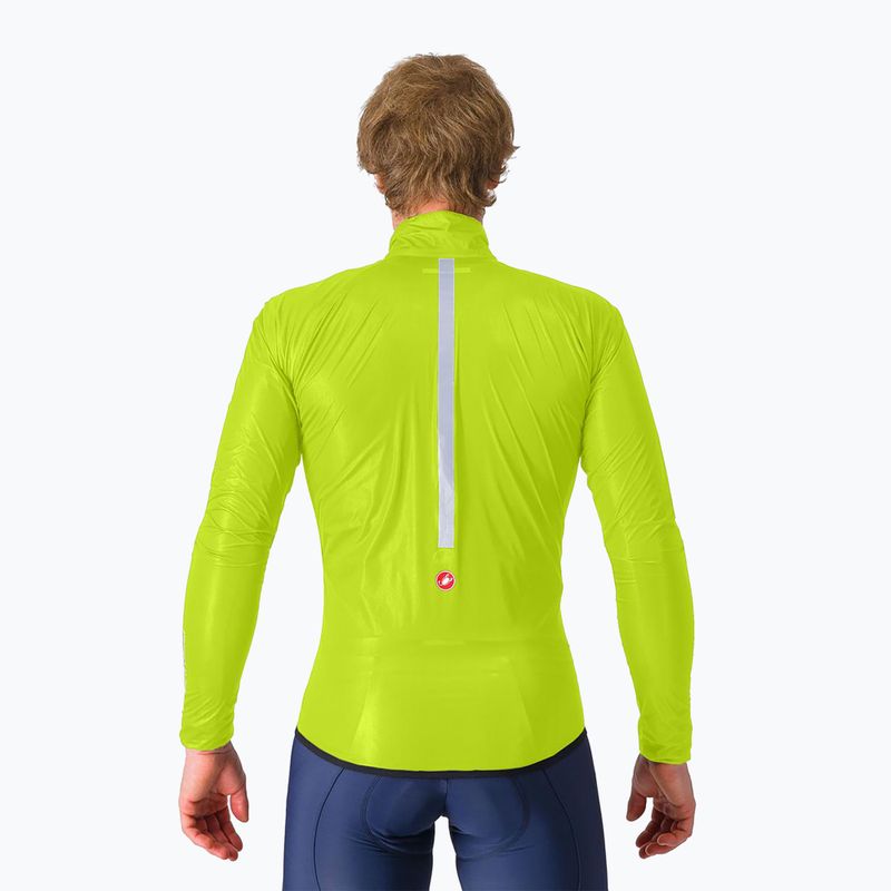 Vyriška dviračių striukė Castelli Squall Shell electric lime/black 2