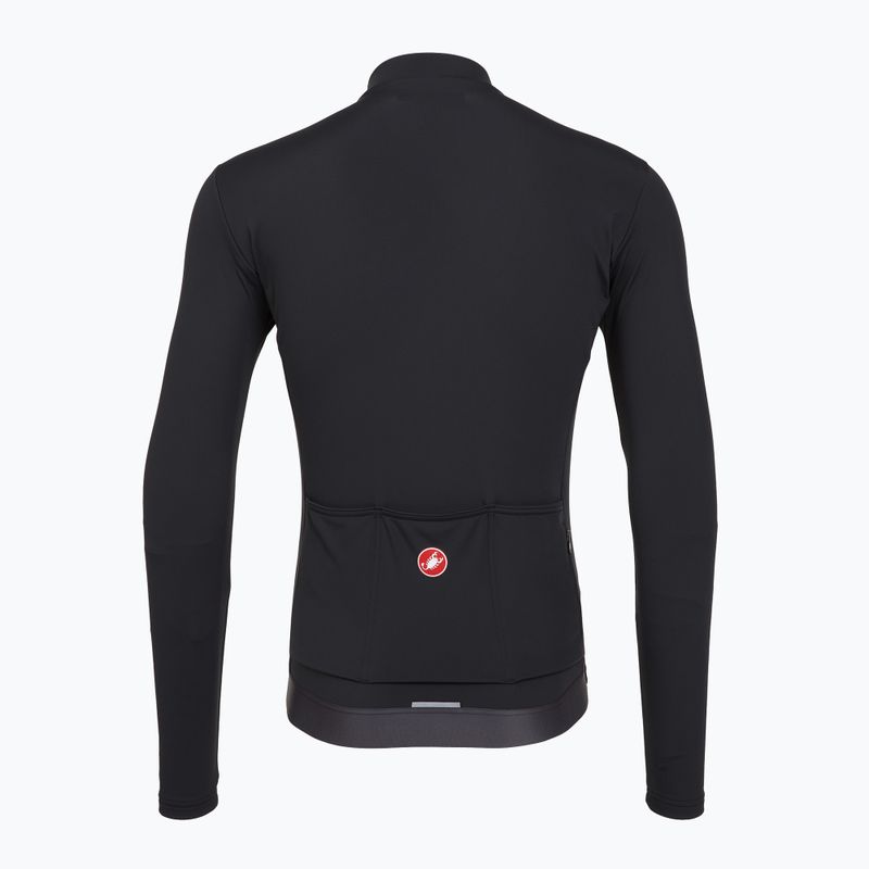 Vyriškas dviračių džemperis Castelli Espresso Thermal light black 2