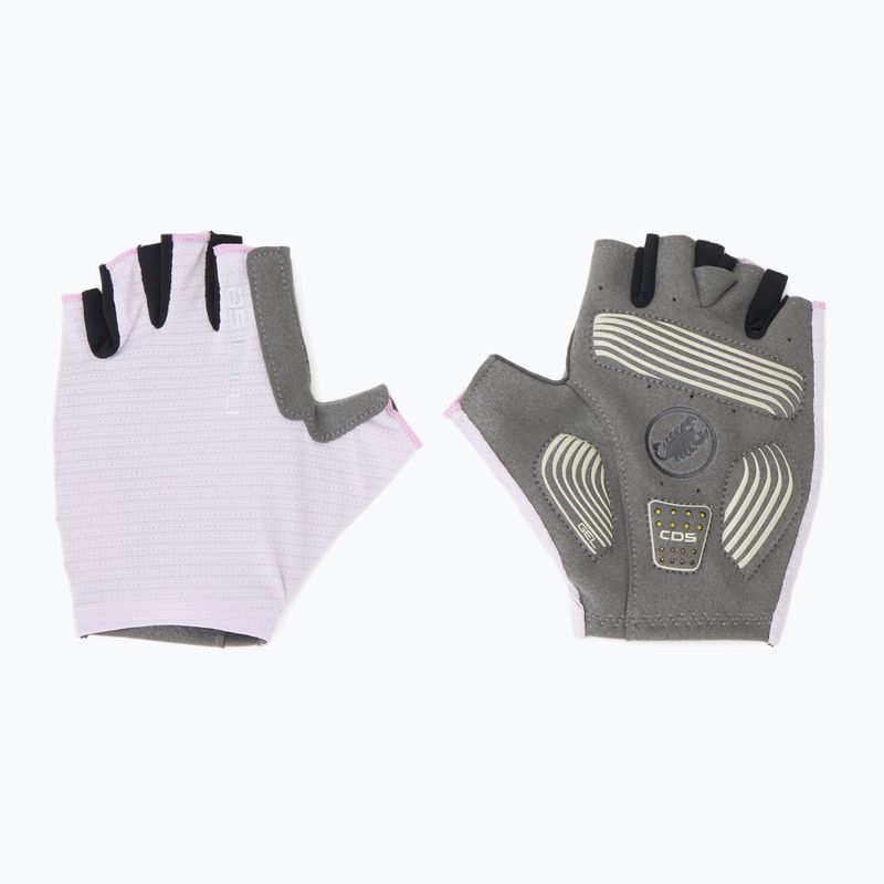 Moteriškos dviračių pirštinės Castelli Espresso purple mist