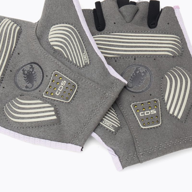 Moteriškos dviračių pirštinės Castelli Espresso purple mist 7