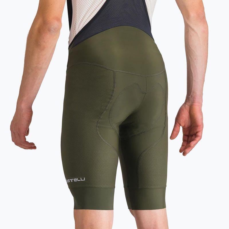 Vyriški dviračių šortai Castelli Competizione 2 deep green 4