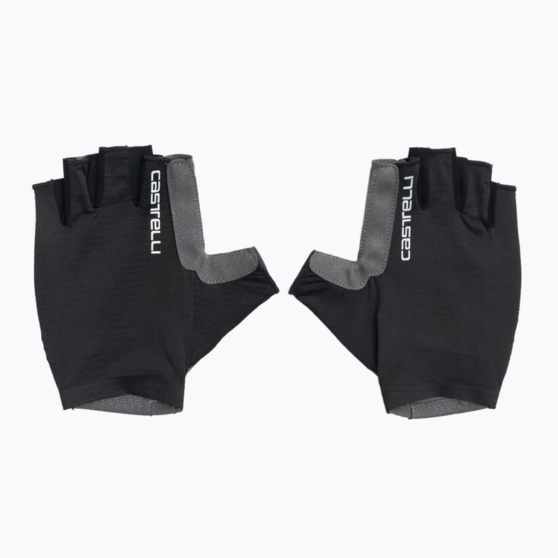 Vyriškos dviračių pirštinės Castelli Espresso light black 2