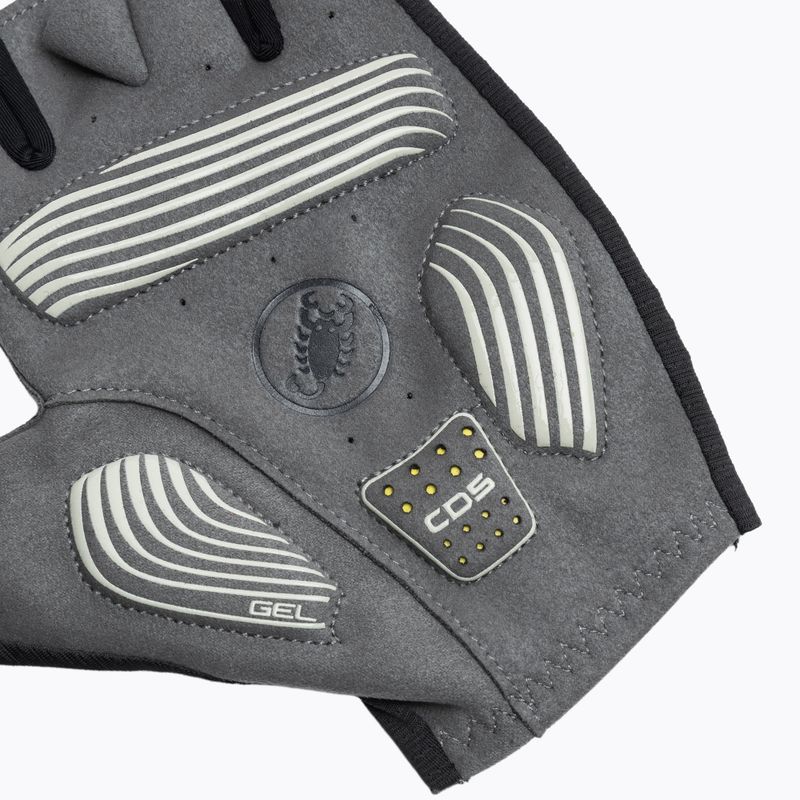 Vyriškos dviračių pirštinės Castelli Espresso light black 5