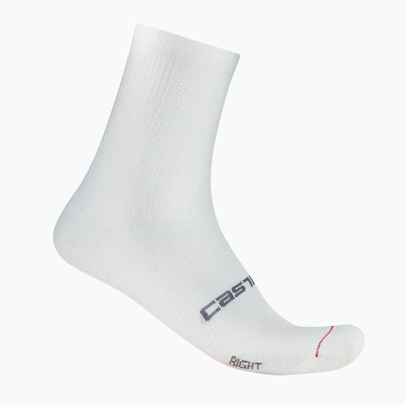 Vyriškos kojinės Castelli Espresso 12 white