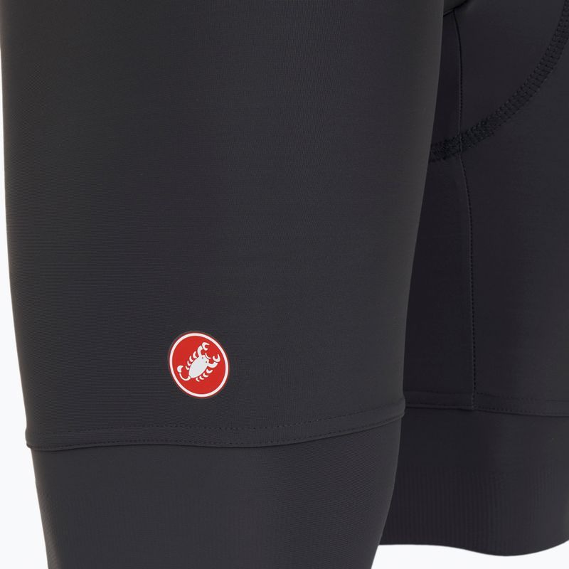 Moteriški dviračių šortai Castelli Prima 2 dark gray/pool blue 3