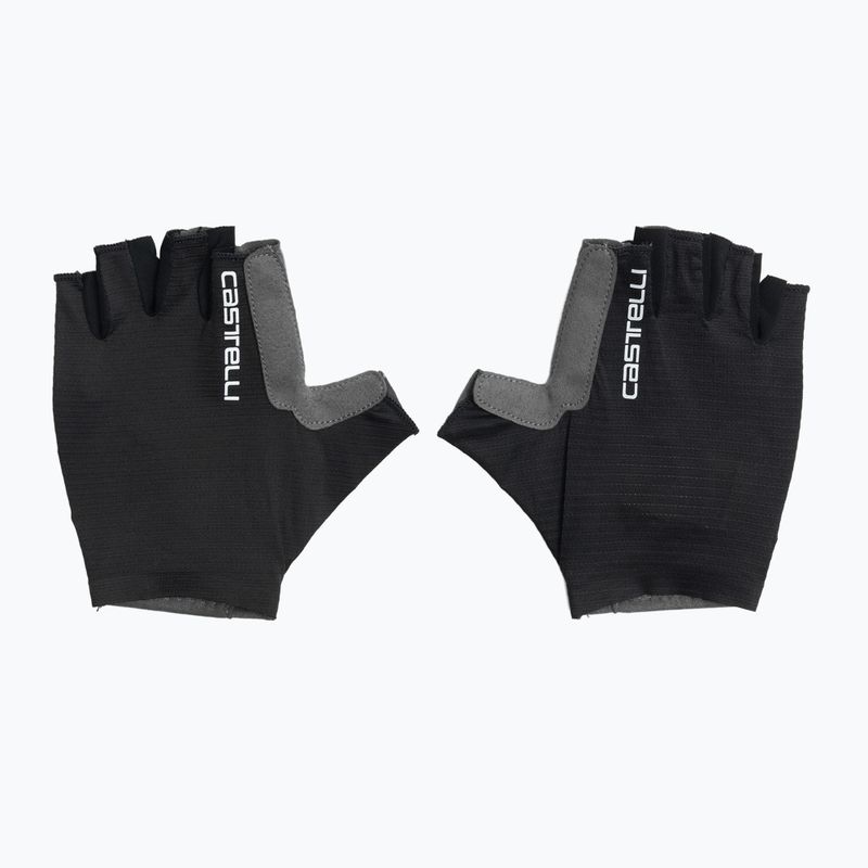 Moteriškos dviračių pirštinės Castelli Espresso light black 2