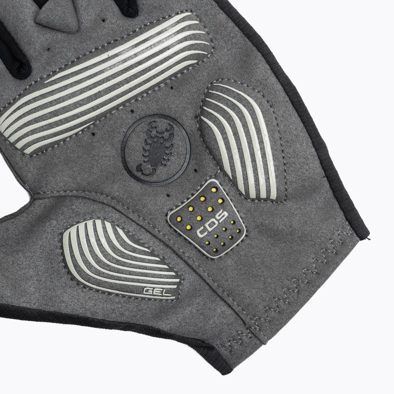 Moteriškos dviračių pirštinės Castelli Espresso light black 5