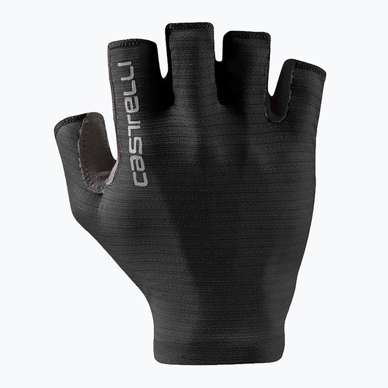 Moteriškos dviračių pirštinės Castelli Espresso light black