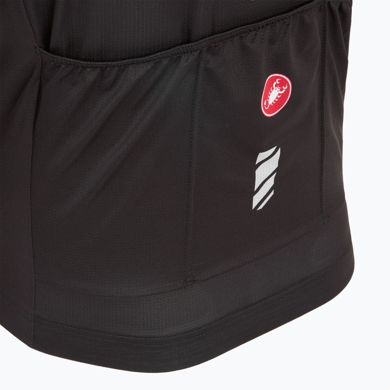 Vyriški dviračių marškinėliai Castelli Unlimited Entrata 3 light black 5