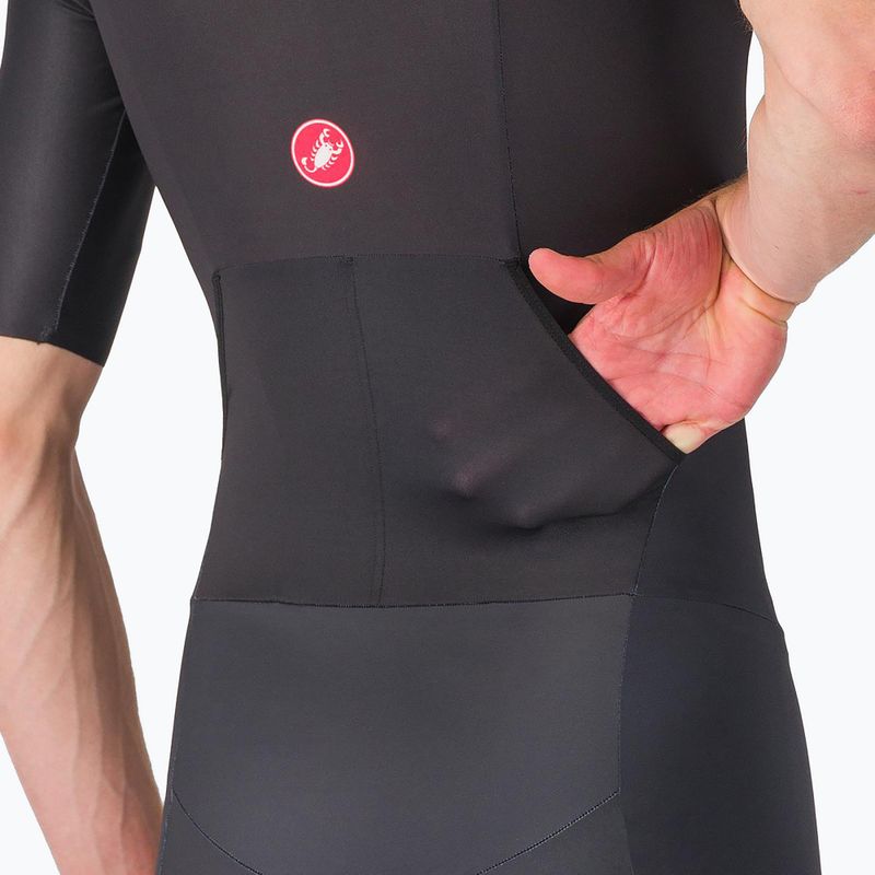 Vyriškas dviratininko kostiumas Castelli Core Tri black 5