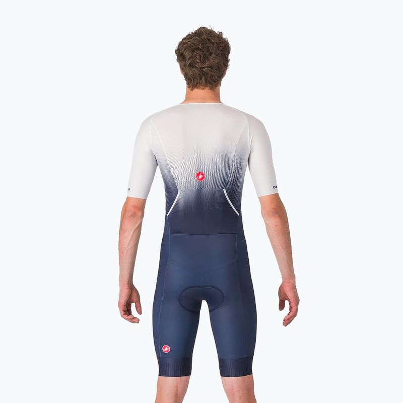 Vyriškas dviratininko kostiumas Castelli Core Tri belgian blue/white 3