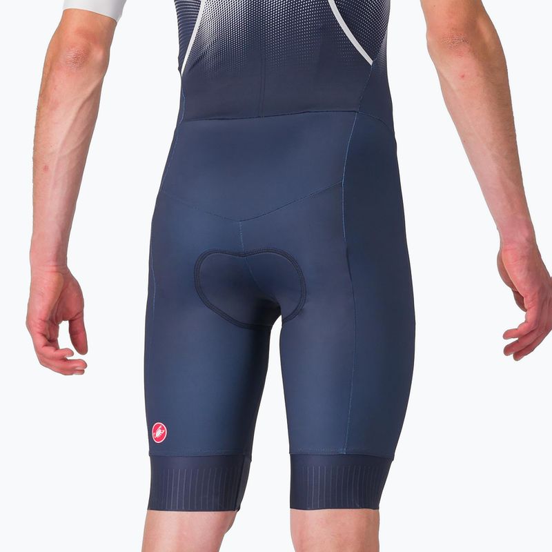 Vyriškas dviratininko kostiumas Castelli Core Tri belgian blue/white 5