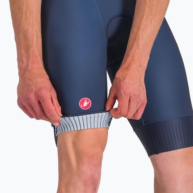 Vyriškas dviratininko kostiumas Castelli Core Tri belgian blue/white 6