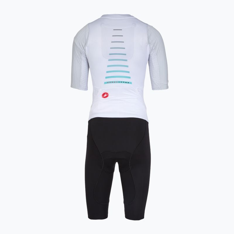 Moteriškas dviračių kombinezonas Castelli Free Sanremo 3 SS in white/black 2
