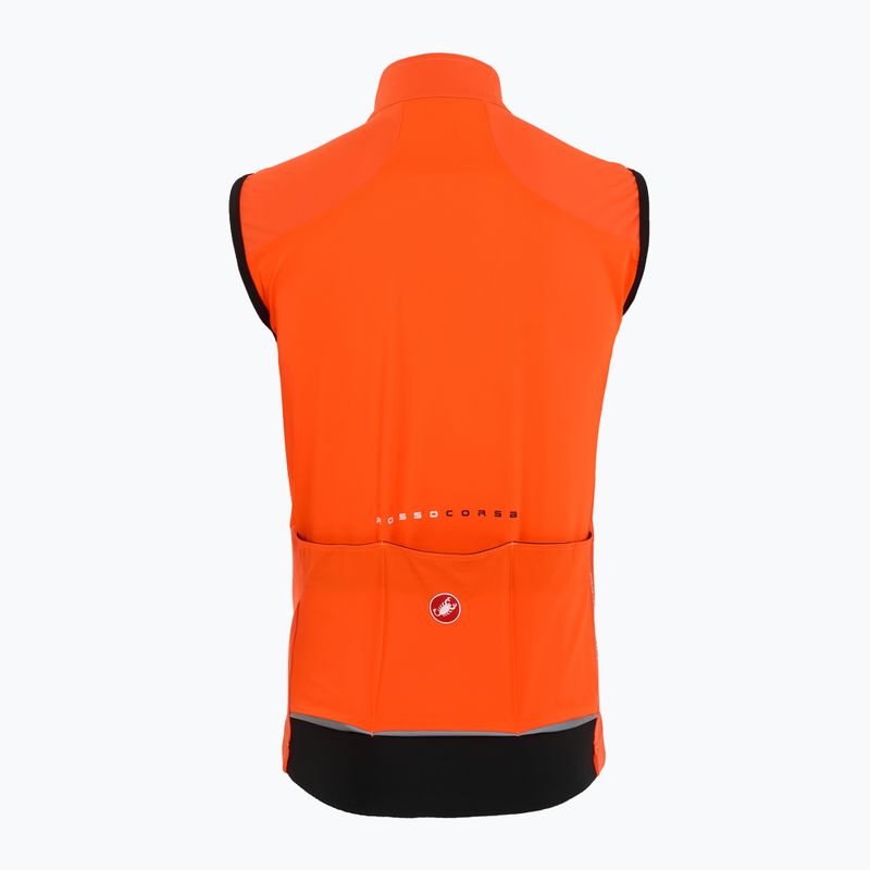 Vyriška dviračių liemenė Castelli Perfetto Air brilliant orange 2