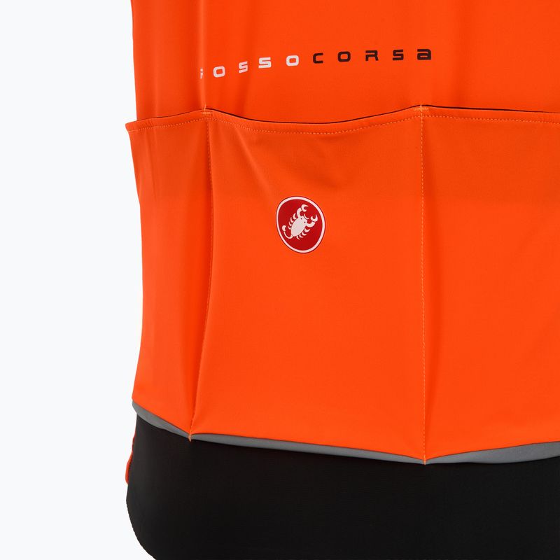 Vyriška dviračių liemenė Castelli Perfetto Air brilliant orange 4