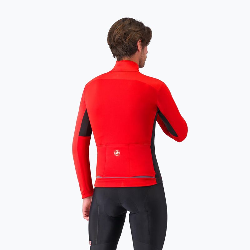 Vyriška dviračių striukė Castelli Entrata 2 red/black 2