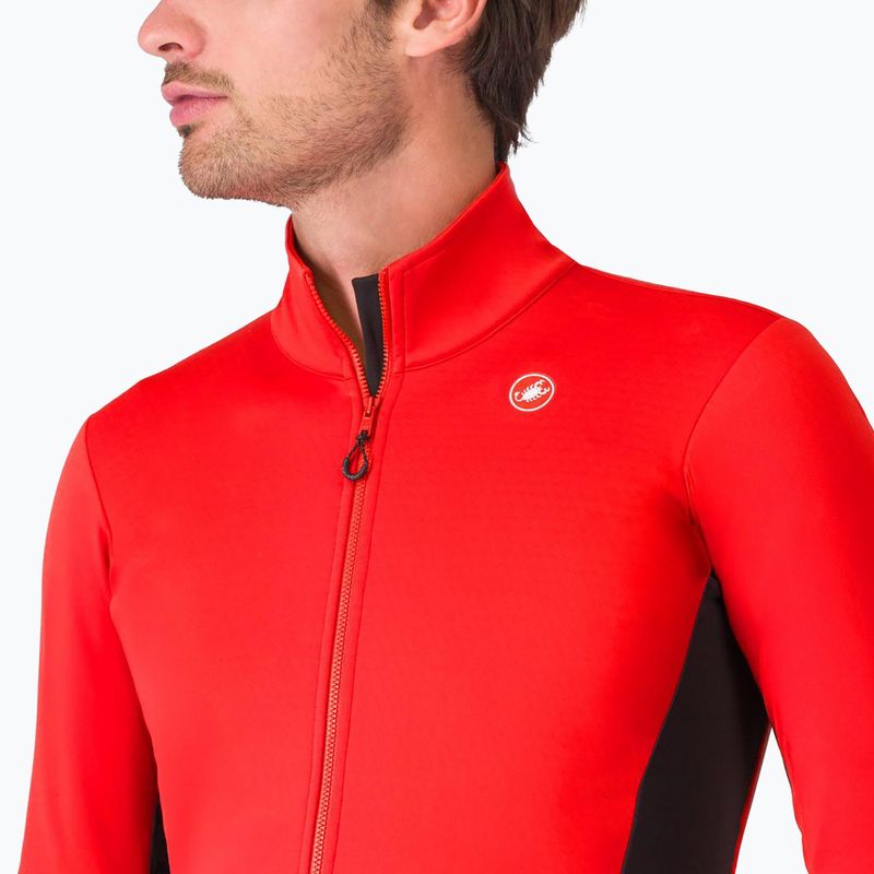 Vyriška dviračių striukė Castelli Entrata 2 red/black 3