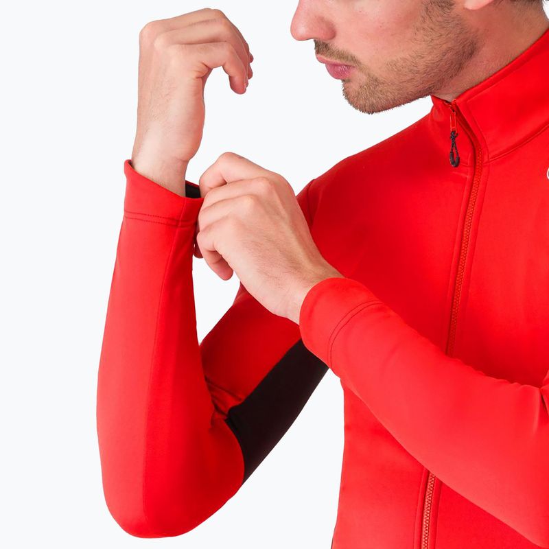 Vyriška dviračių striukė Castelli Entrata 2 red/black 5