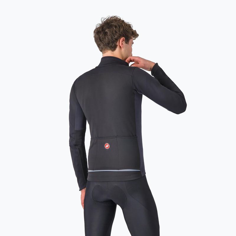 Vyriška dviračių striukė Castelli Entrata 2 light black/dark gray 2