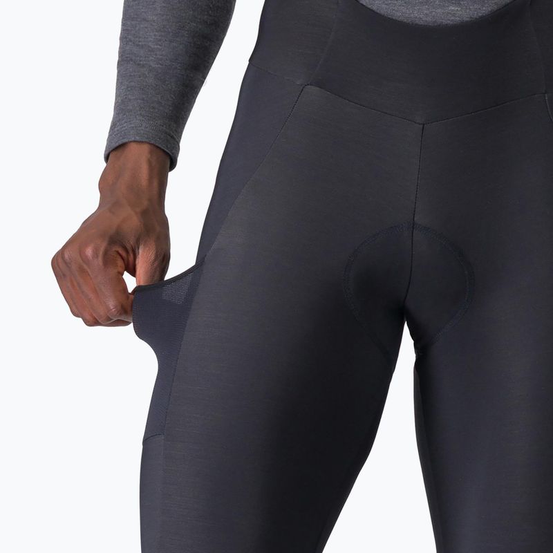 Vyriškos dviračių kelnės Castelli Unlimited Bibtight black 5