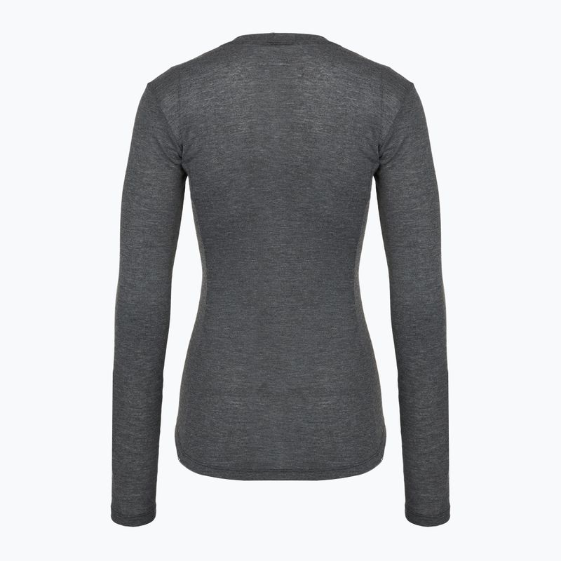 Moteriški dviračių marškinėliai ilgomis rankovėmis Castelli Medio Base Layer W melange gray 2