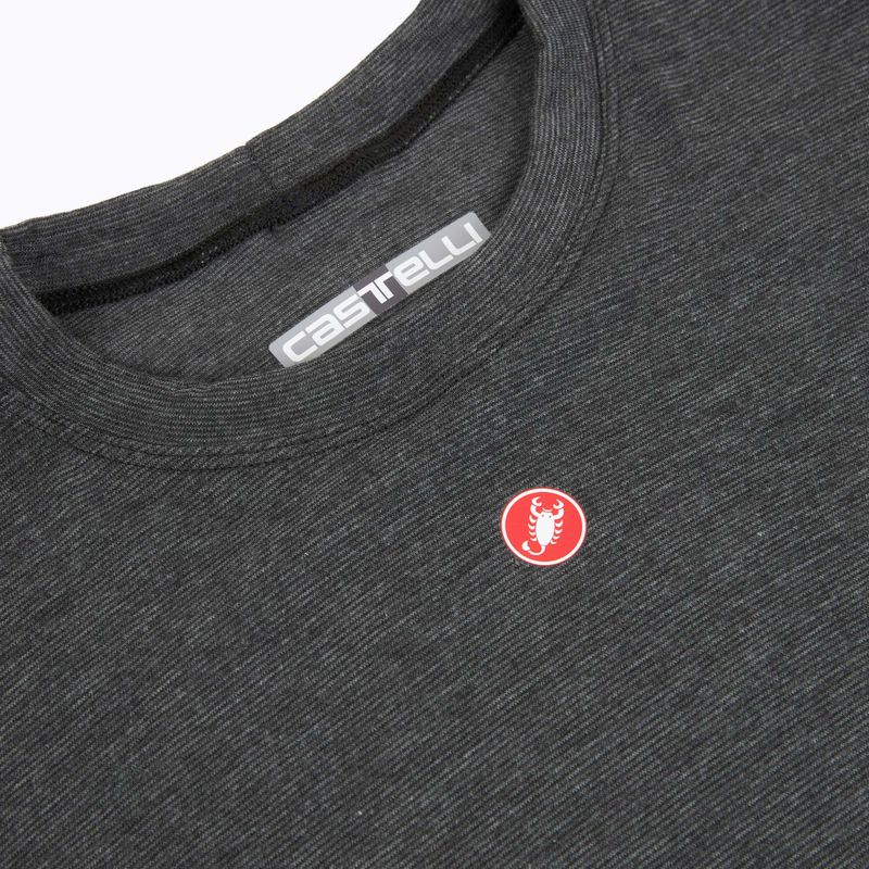 Moteriški dviračių marškinėliai ilgomis rankovėmis Castelli Medio Base Layer W melange gray 3