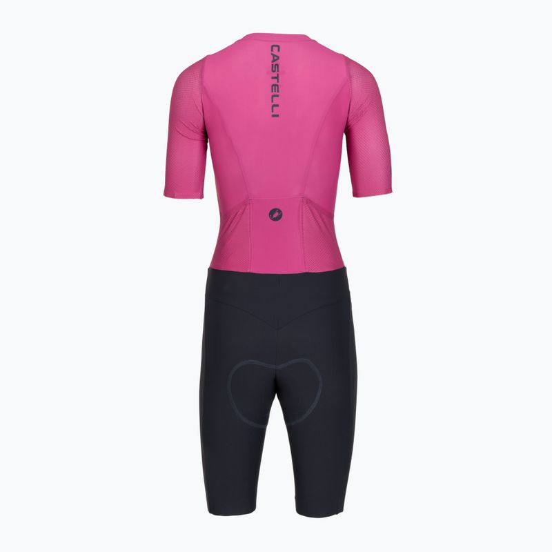 Moteriškas dviračių kombinezonas Castelli Movement Suit W violet pink/twilight blue 2