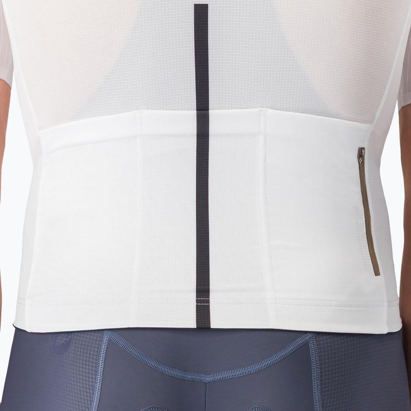 Vyriški dviračių marškinėliai Castelli Drittone Logo white/black 5