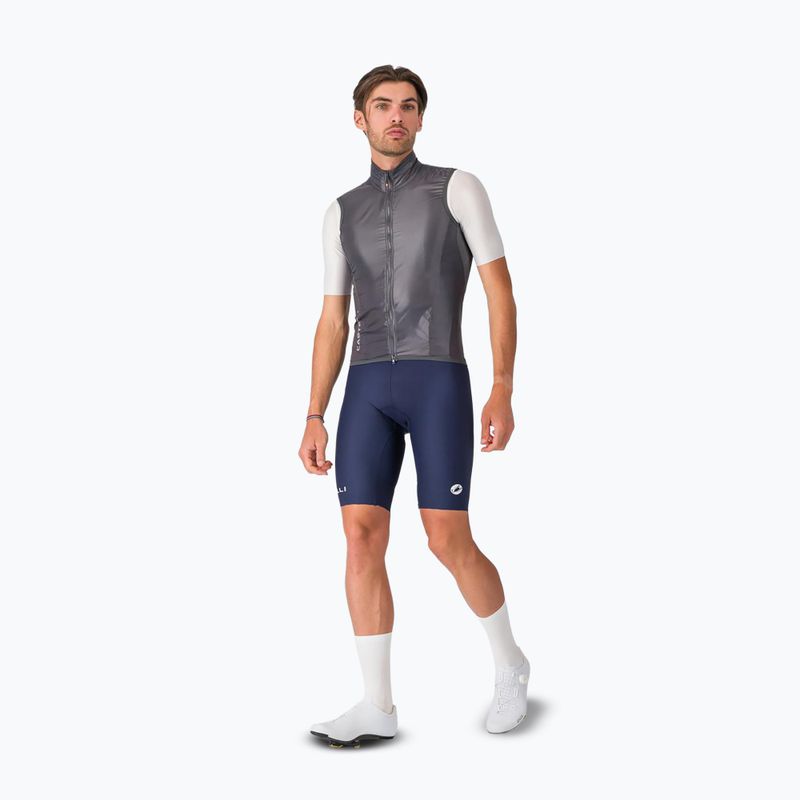Vyriška dviračių liemenė Castelli Aria Shell 2 dark gray 2