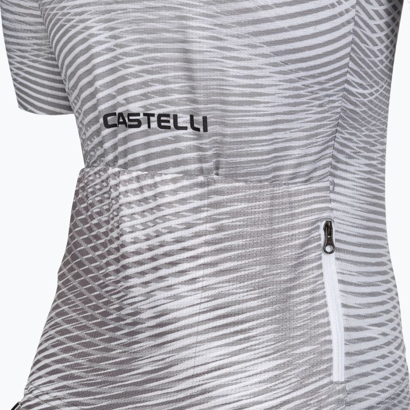 Moteriški dviračių marškinėliai Castelli Cosmic Vortex gray 4