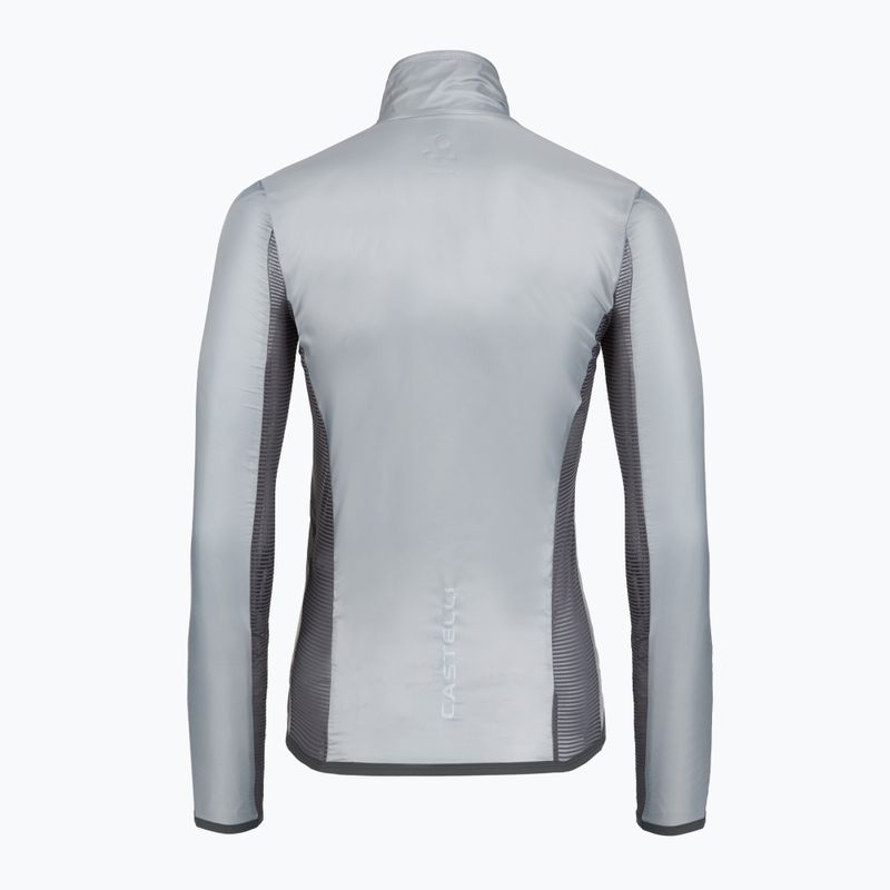 Moteriška dviračių striukė Castelli Aria Shell 2 In silver gray 2