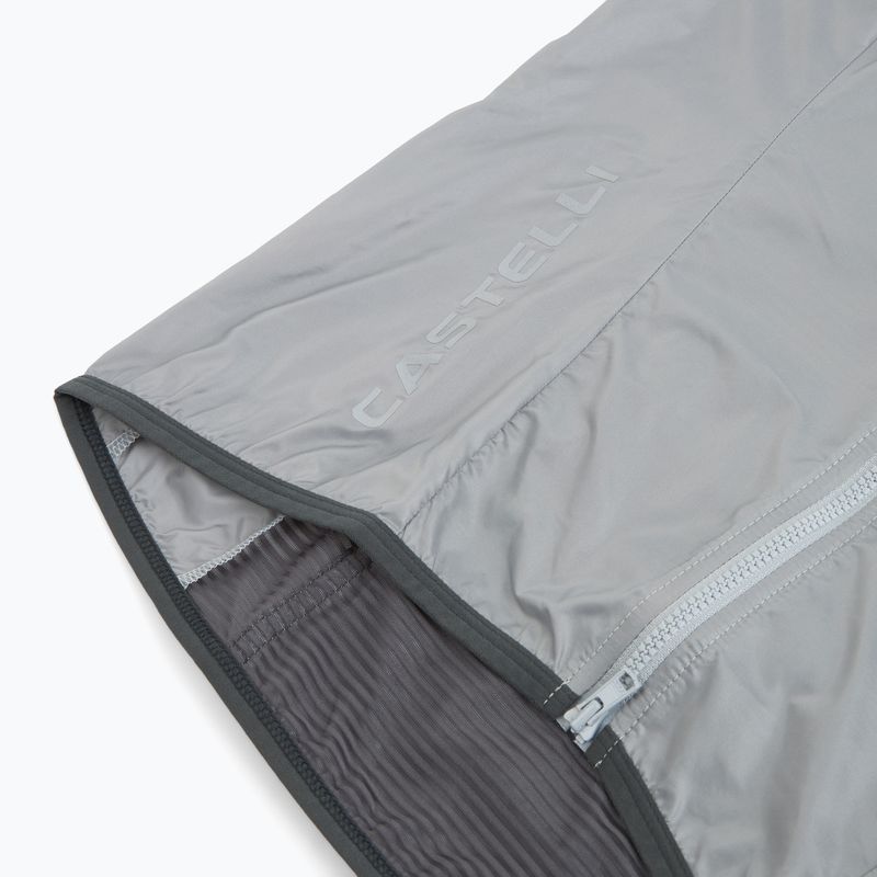 Moteriška dviračių liemenė Castelli Aria Shell 2 silver gray 3