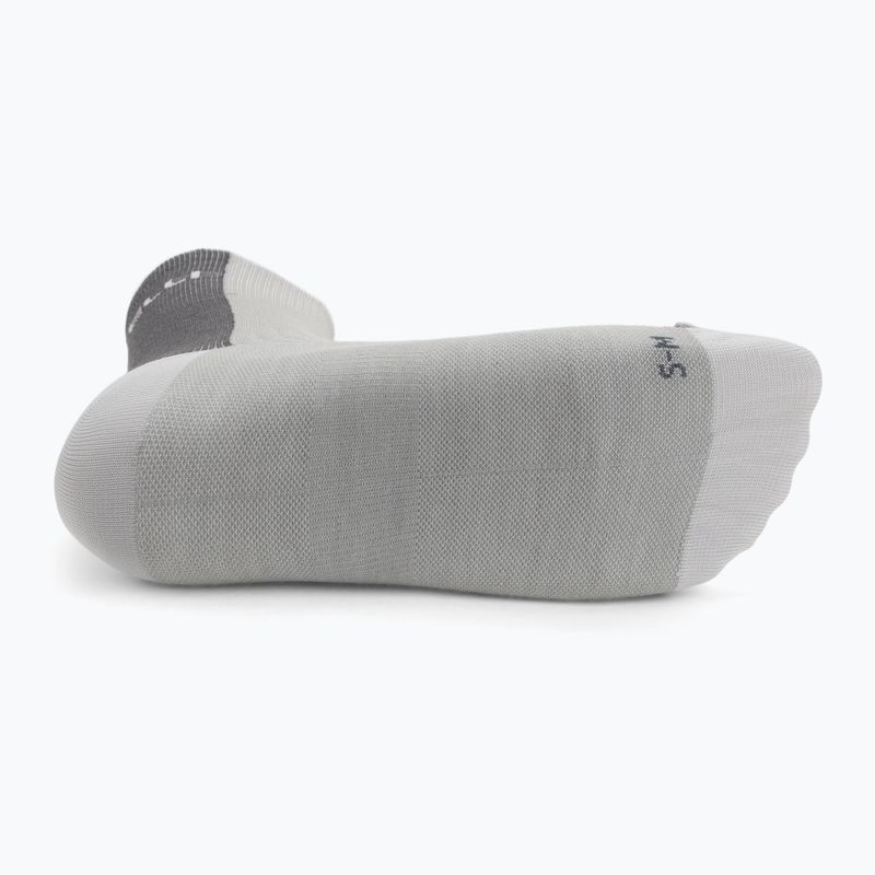 Vyriškos kojinės Castelli Castelli Logo 18 Merino Sock silver gray/dark gray 4