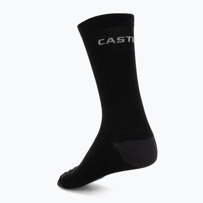 Vyriškos kojinės Castelli Bandito 2 Merino 18 Sock black 2