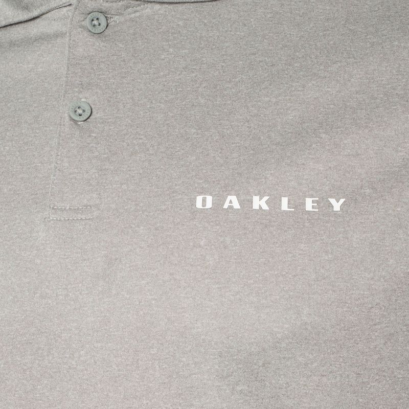 Vyriški polo marškinėliai Oakley B1B Polo Shirt stone gray heather 3