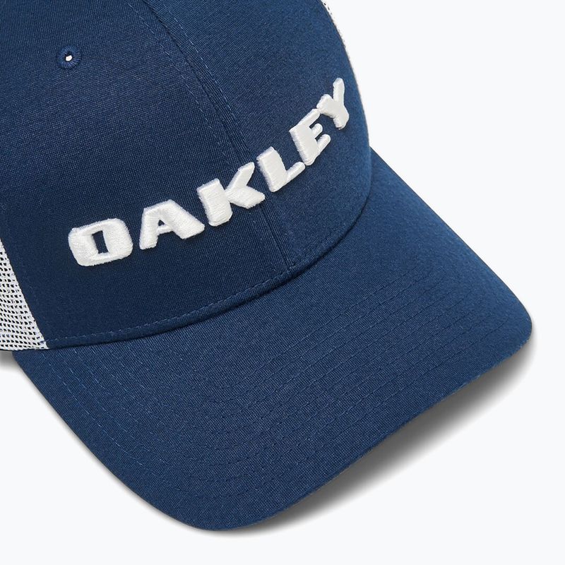 Vyriška kepuraitė su snapeliu Oakley Heather New Era Bark Logo team navy 3