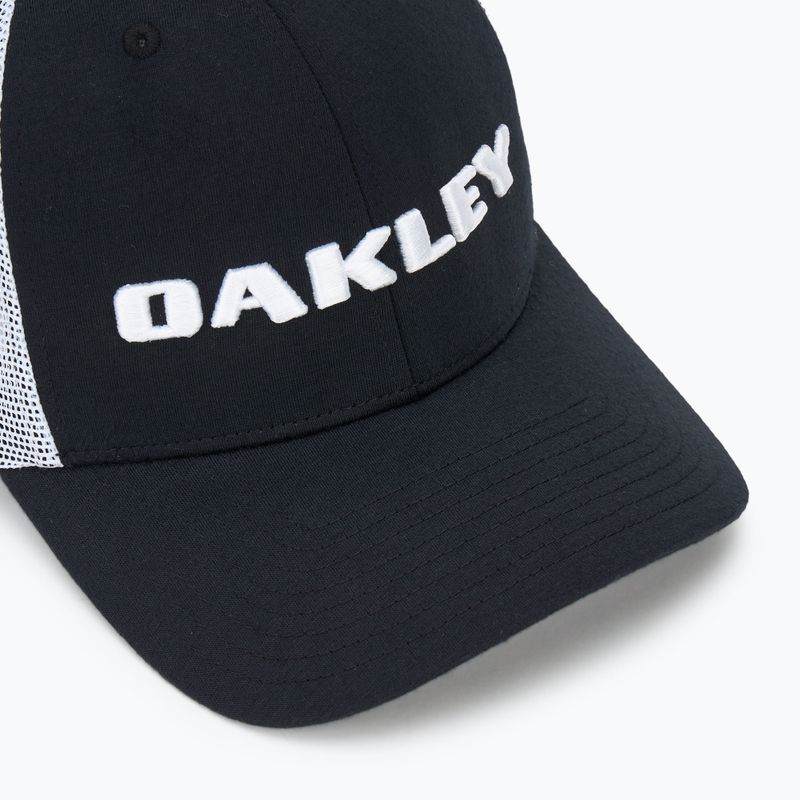 Vyriška kepuraitė su snapeliu Oakley Heather New Era Bark Logo blackout 3