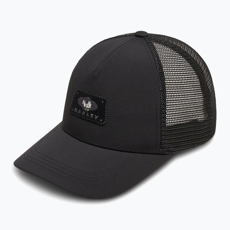 Vyriška kepuraitė su snapeliu Oakley Patch Ellipse Tracker blackout