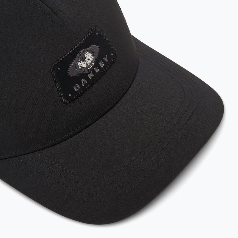 Vyriška kepuraitė su snapeliu Oakley Patch Ellipse Tracker blackout 3