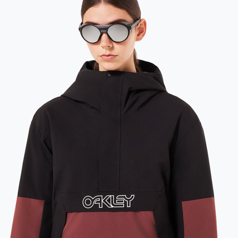 Moteriška snieglenčių striukė Oakley WMNS TNP TBT Isulated Anorak blakout/grenache 4