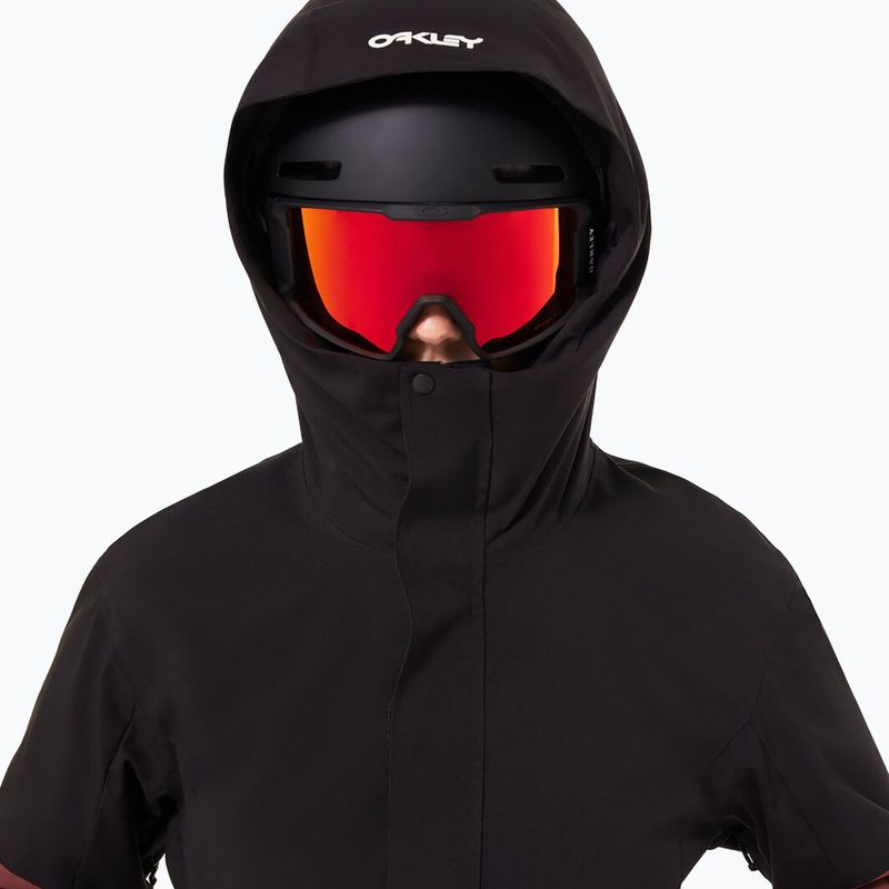 Moteriška snieglenčių striukė Oakley WMNS TNP TBT Isulated Anorak blakout/grenache 9