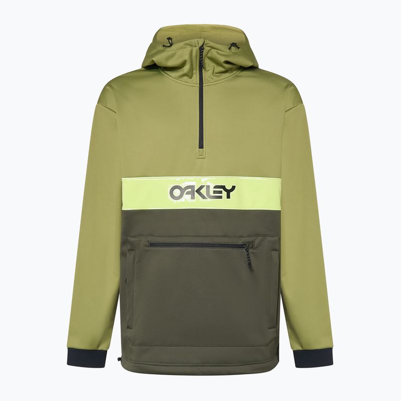 Vyriškas softshell džemperis Oakley TNP Nose Grab Softshell Hoodie new dark brush/fern