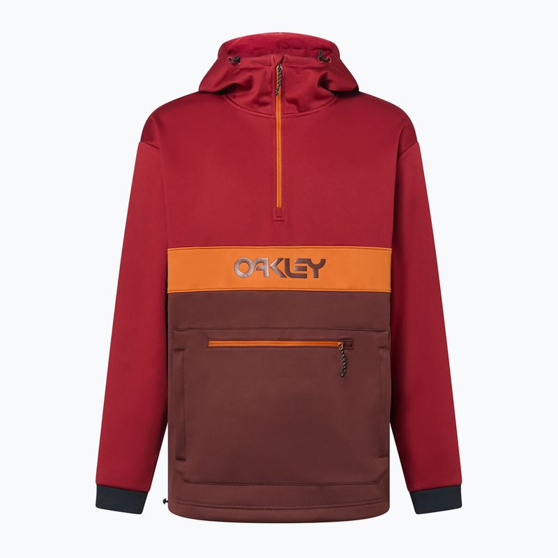 Vyriškas softshell džemperis Oakley TNP Nose Grab Softshell Hoodie grenache/iron red